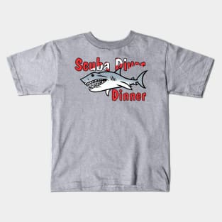 Scuba Diver - Dinner Kids T-Shirt